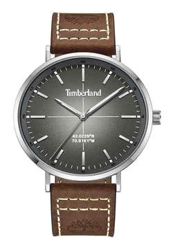 Timberland ساعة كوارتز بسوار جلد للرجال