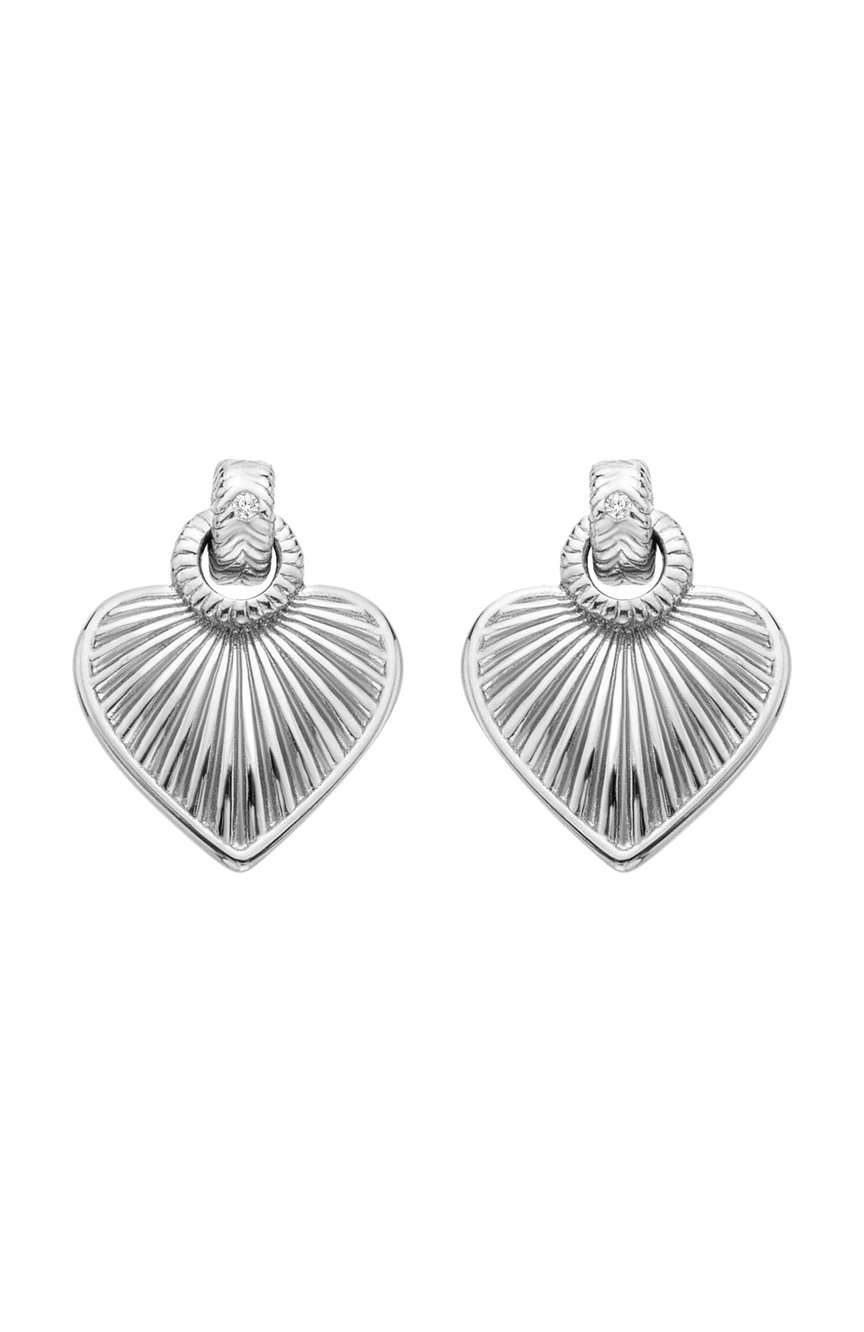 Hot Diamonds Essence Heart Stud Earrings