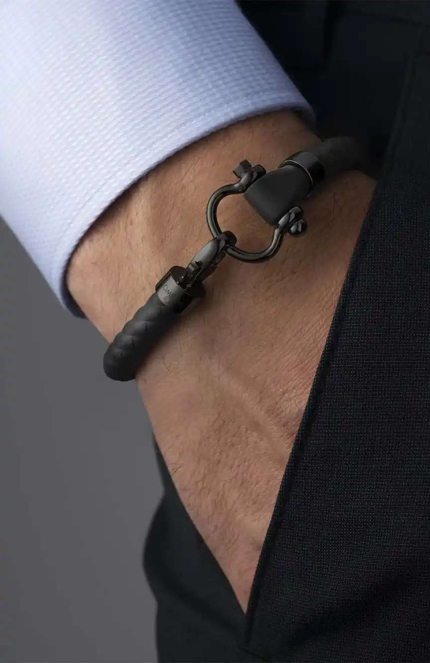 OMEGA BRACELET RUBBER STAINLESS STEEL