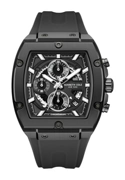 Kenneth Cole ساعة انالوج بسوار سيليكون من كينيث كول للرجال KCWGOGO0067603