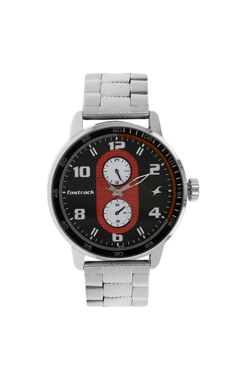 

Titan | Fastrack Motorheads Quartz Analog Grey Dial Stainless Steel Strap Watch for Guys