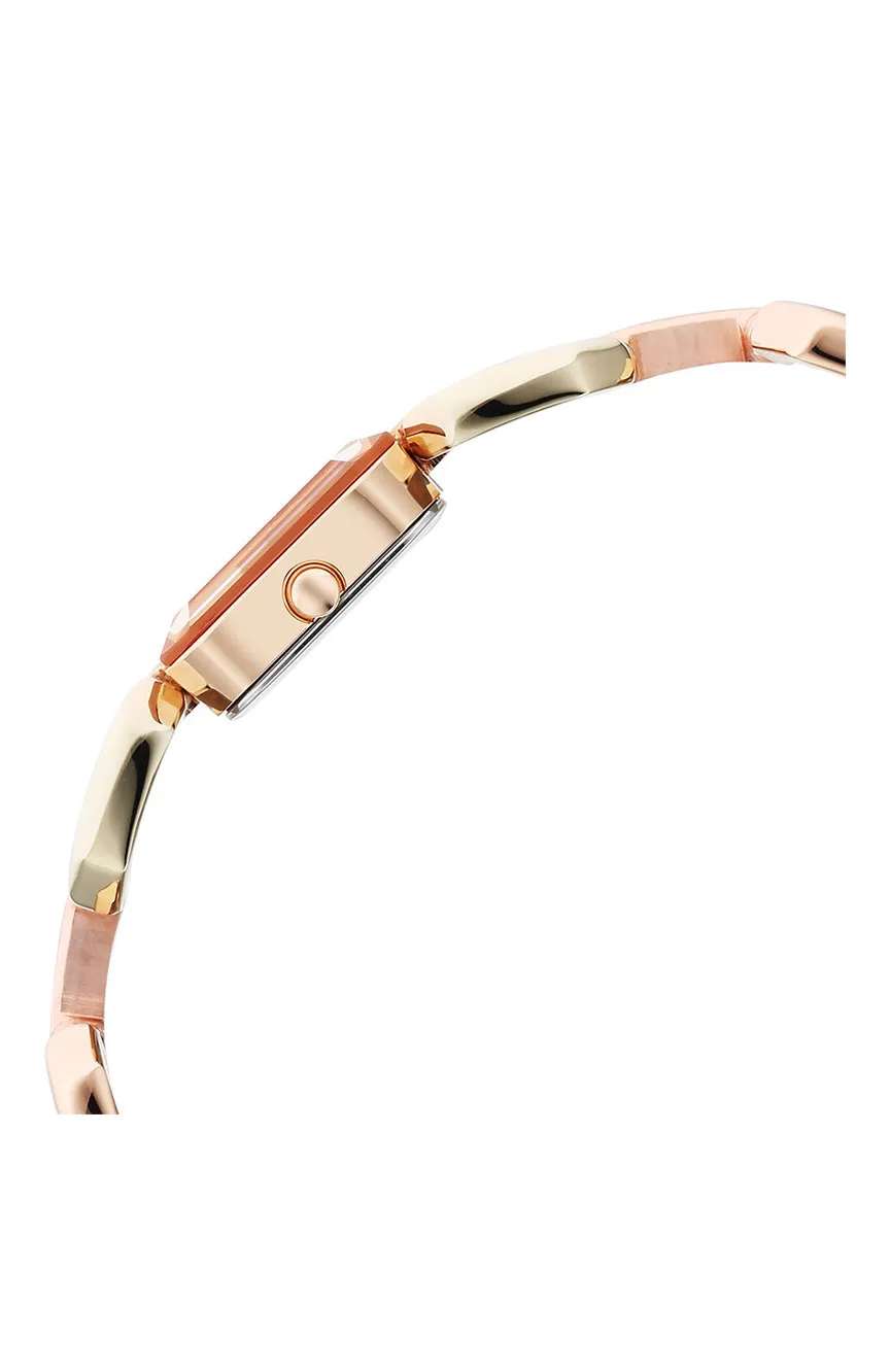 Titan Raga Delight Rose Gold Dial Women Watch With Stainless Steel Strap