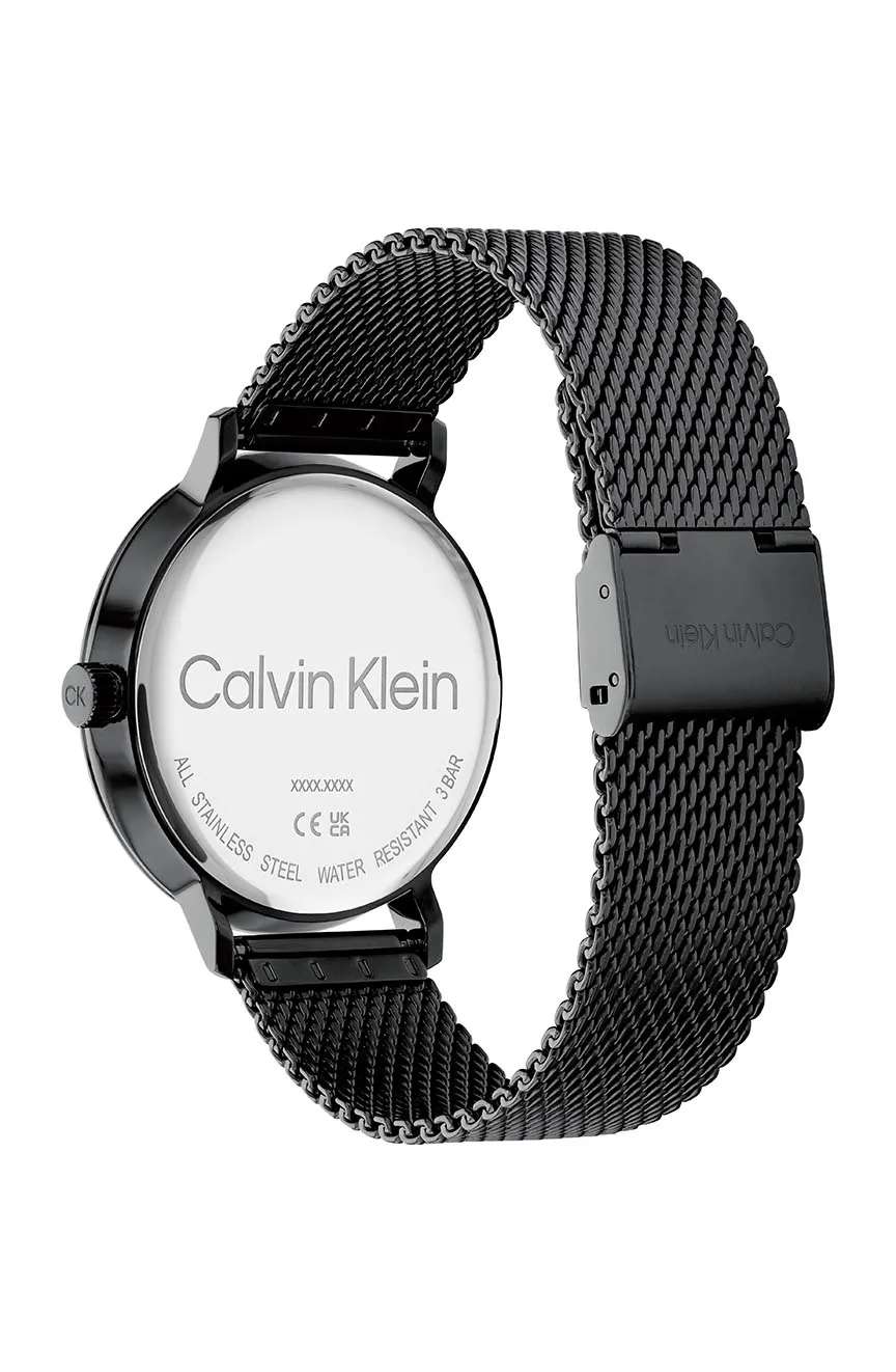 كلفن كلاين ساعة يد رجالية بسوار ستانلس ستيل من كالفن كلاين بتقنية الكوارتز - 25200046