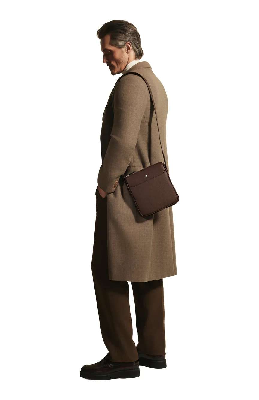 Montblanc Vertical Belt Messenger Bag in Sartorial Leather