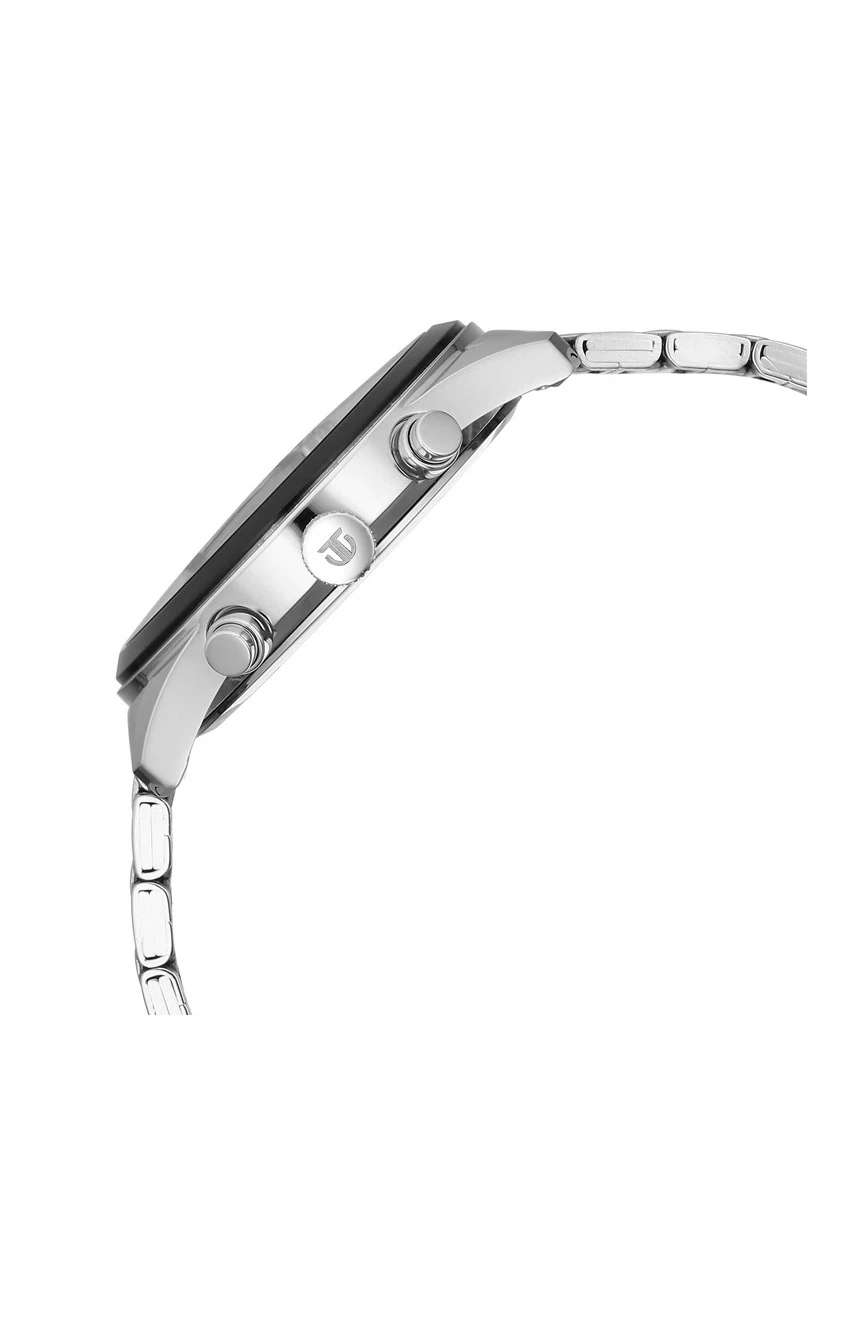 Titan Regalia Opulent Quartz Analog with Day and Date Black Dial Two Toned Stainless Steel Strap Watch for Men