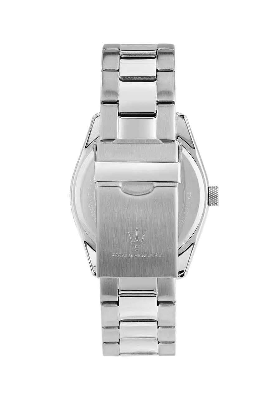 مازيراتي ساعة كوارتز بسوار معدني للرجال