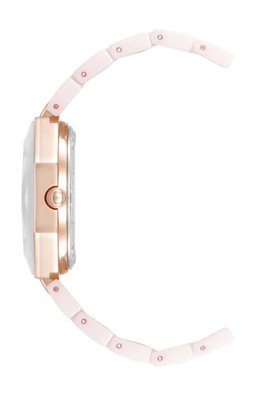 آن كلاين ساعة انالوج بسوار سيراميكي للنساء