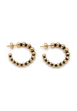Mon Reve Gold Plated Hoop Earrings