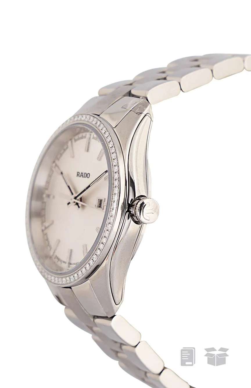 Rado HyperChrome Silver Dial Diamond Ladies Watch