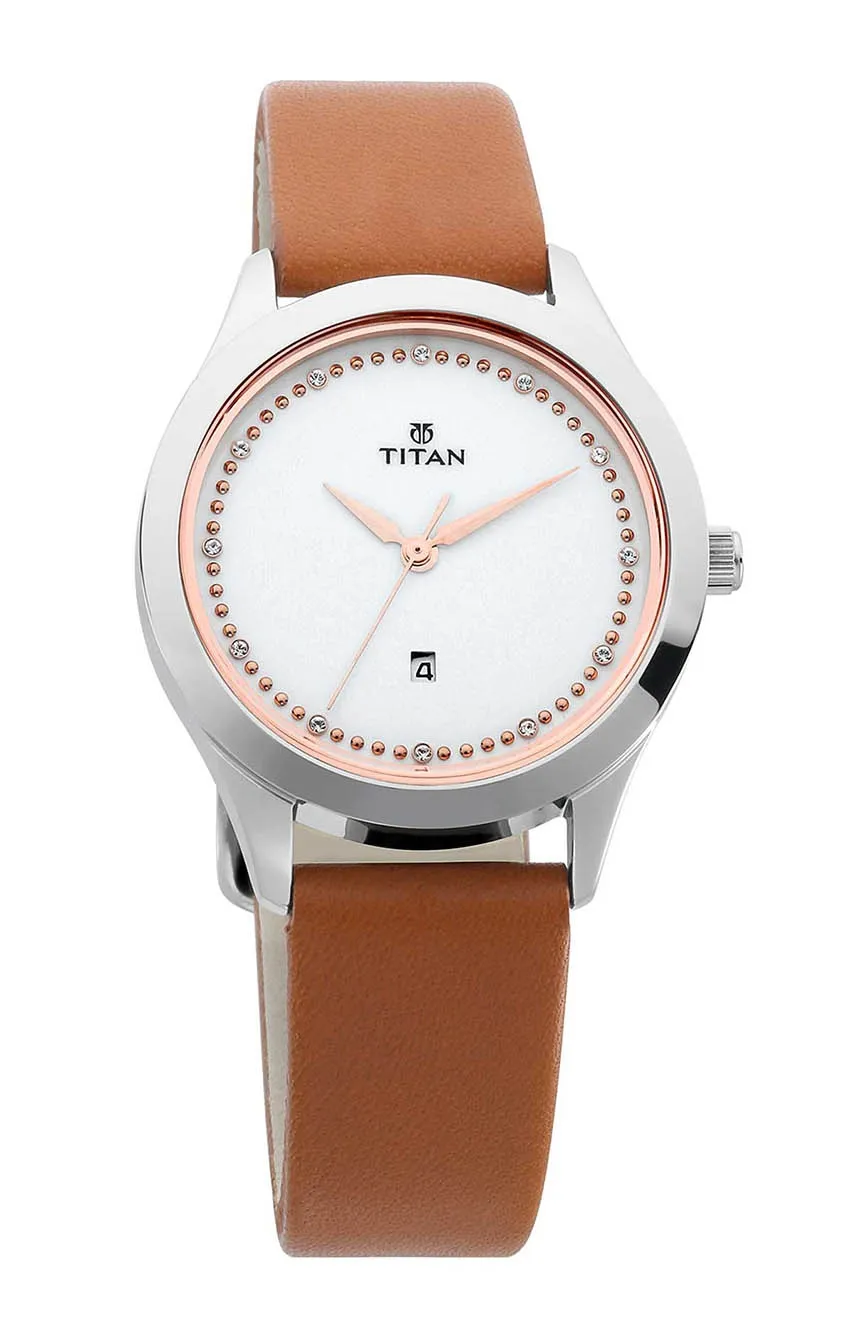 

Titan | Titan Sparkle White Dial Analog Date Function Watch for Women