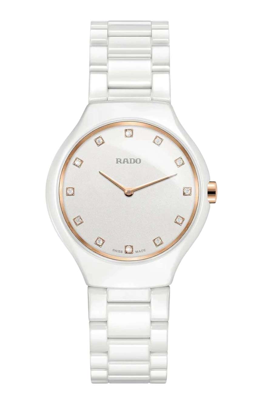 Rado True Thinline Quartz White Diamnonds