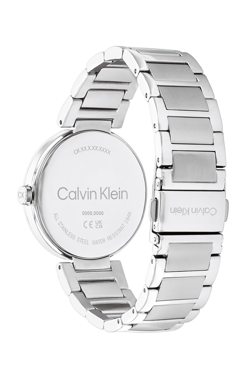 Calvin klein cheap silver ladies watch