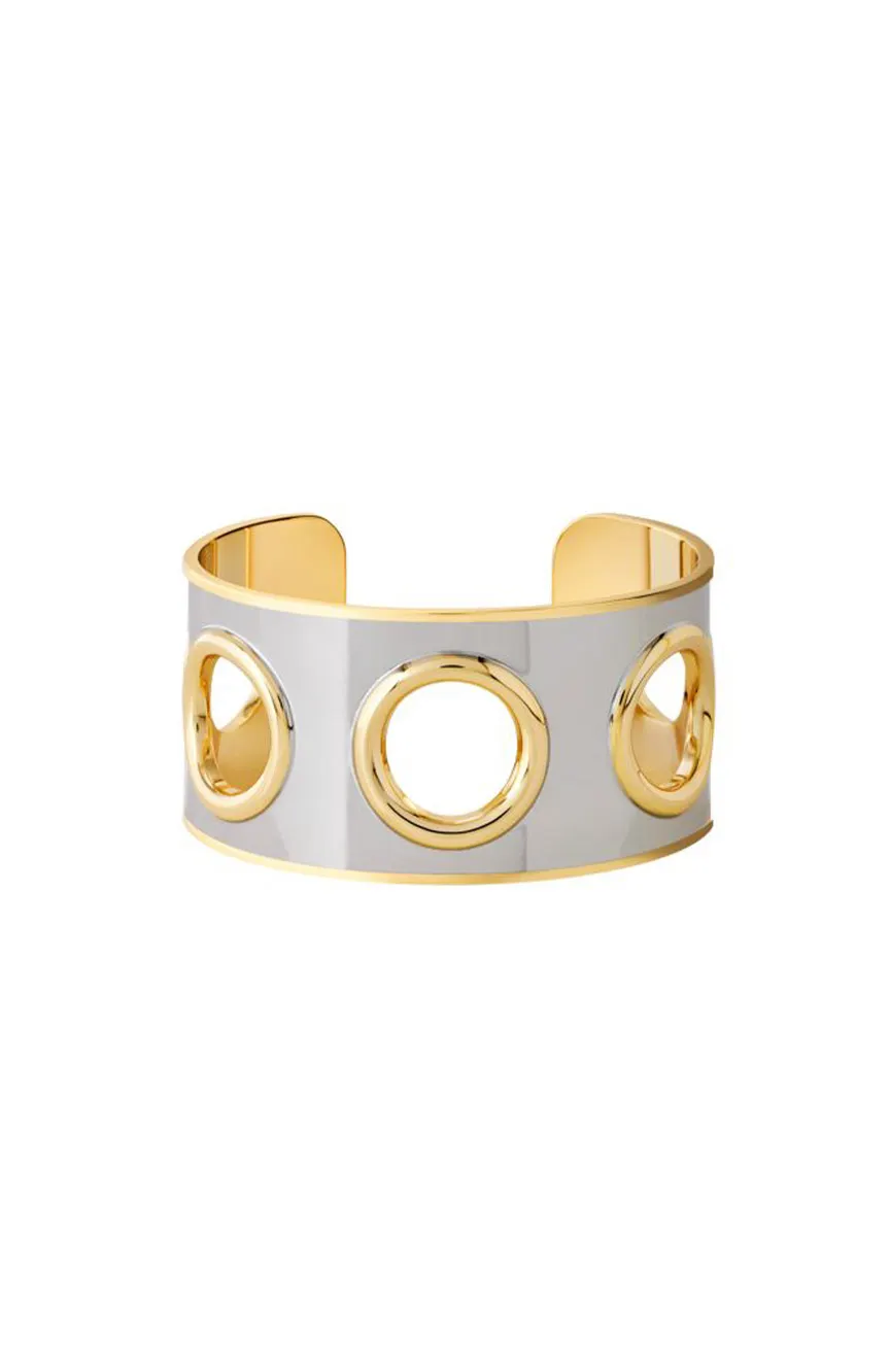 Bangle-Up Eyelet cuff Bracelet | RivoliShop.com