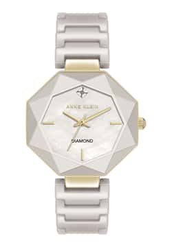 Anne Klein ساعة أنالوج بسوار سيراميكي من آن كلاين للنساء