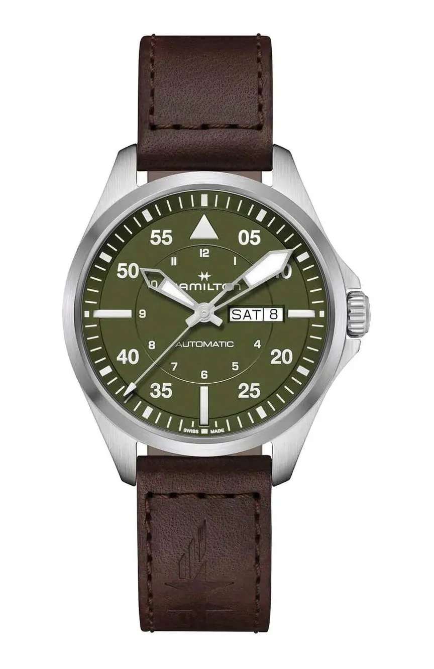 Hamilton Khaki Pilot DD A42-gn-l-br