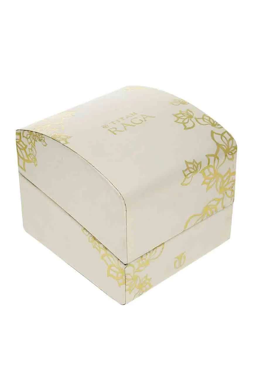 Titan Raga Delight Blue Dial Analog Metal Strap Watch for Women