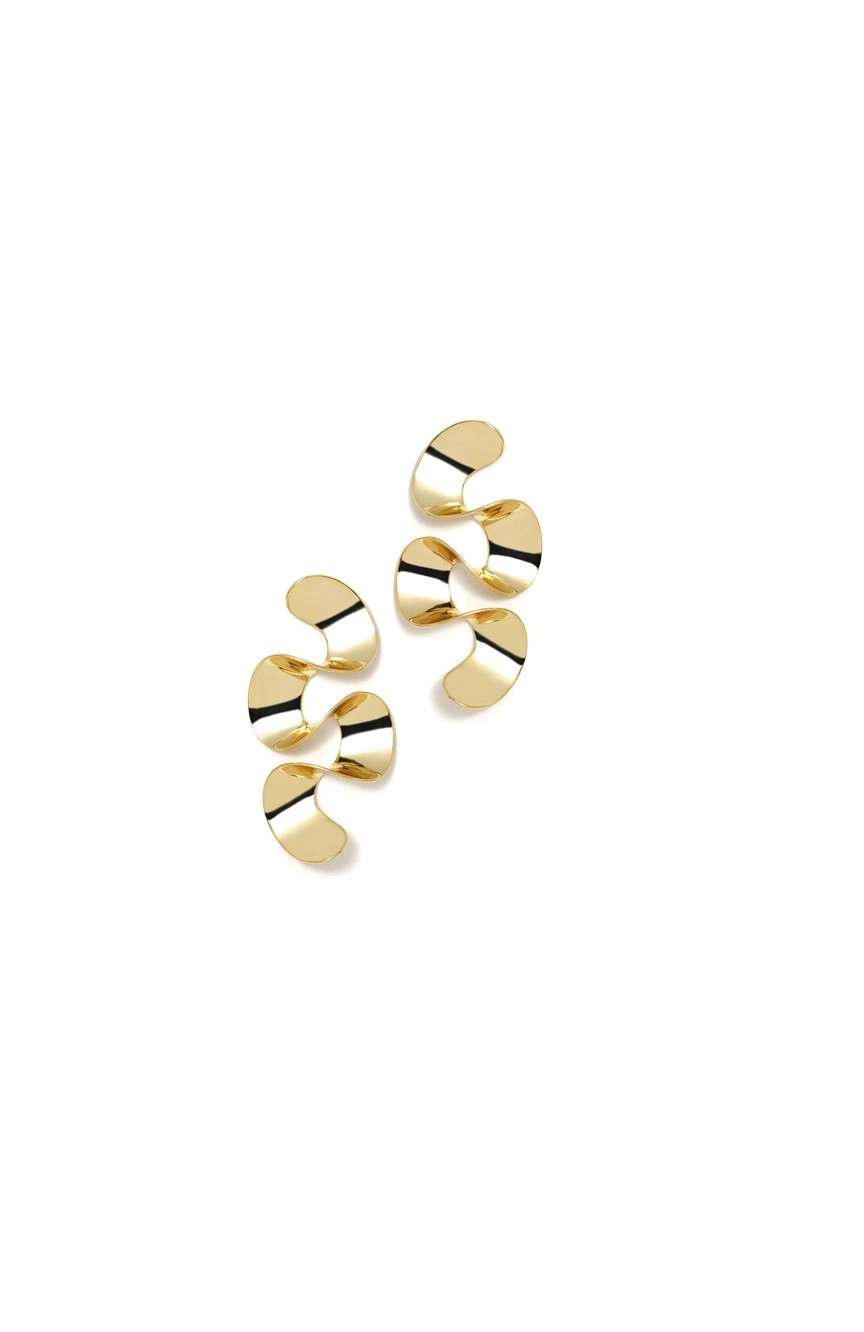 بيرتيجاز Rocio Gold Stud Earrings