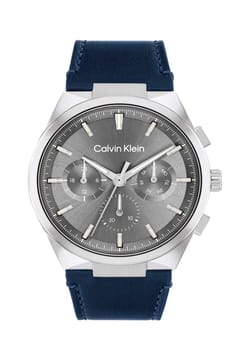 Calvin Klein ساعة كلفن كلاين كوارتز جلد للرجال 25200444