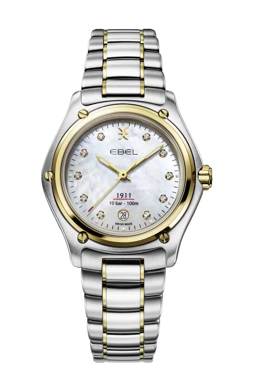 ايبل ساعة يد نسائية بسوار معدني بتقنية الكوارتز 1911