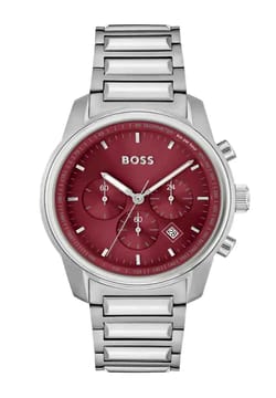Hugo Boss ساعة كوارتز بسوار ستانلس إستيل من هوجو بوص للرجال
