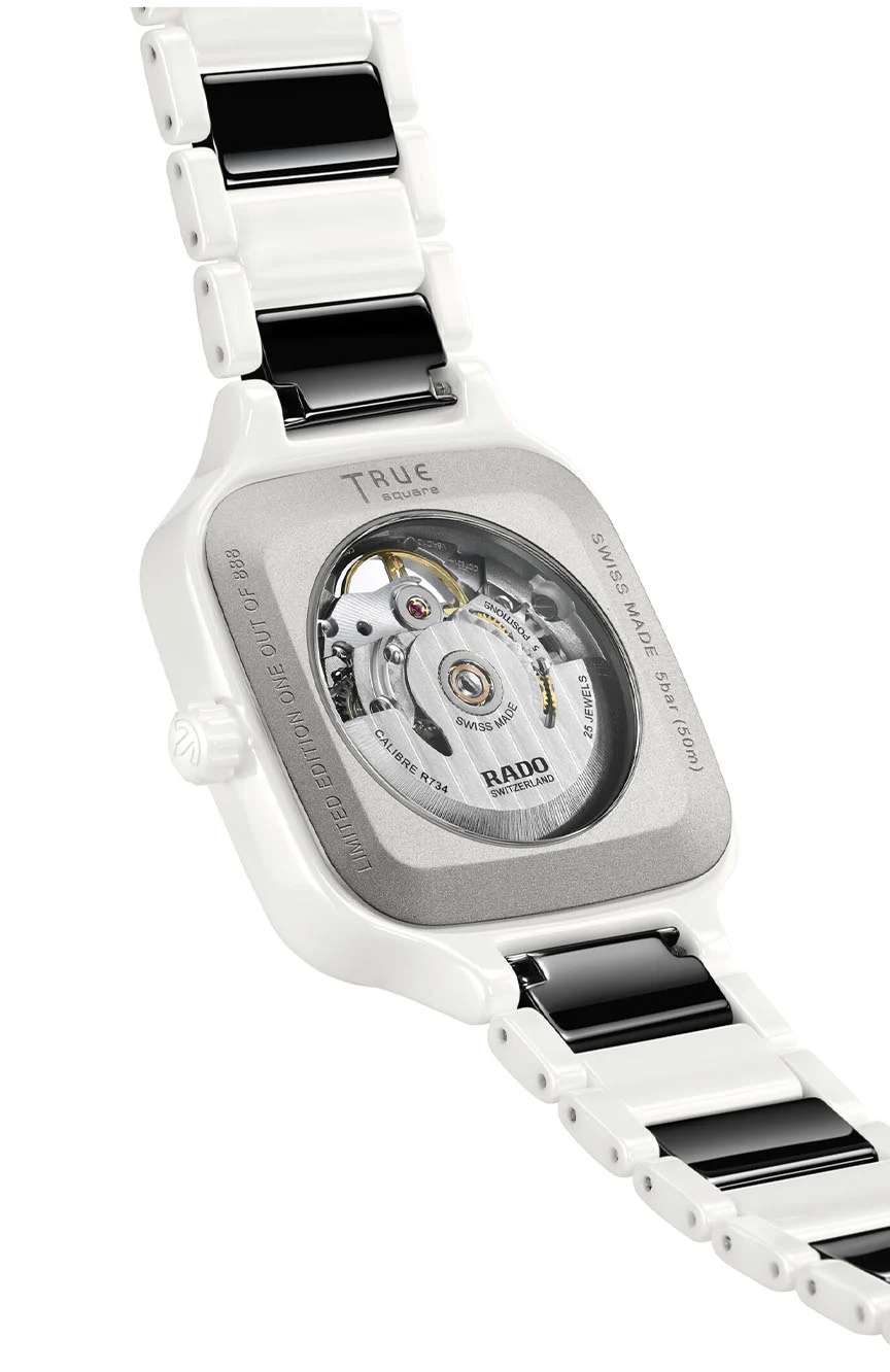 رادو ترو سكوير أوتوماتيك أوبن هارت دايموند ليميتد إديشن