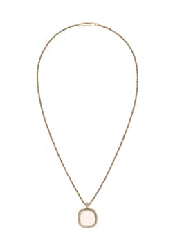 Aurelie Bidermann Miki Pink Quatrz Necklace