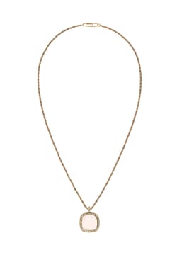Aurelie Bidermann Miki Pink Quatrz Necklace