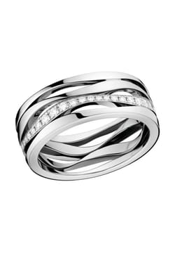 OMEGA Ladymatic Ring 18k white gold diamonds