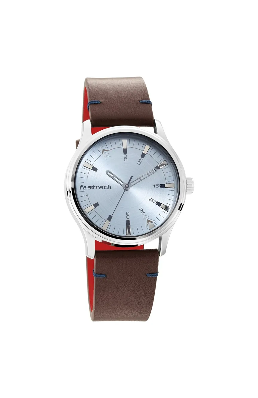 

Titan | boys Fastrack I Love Me Quartz Analog Blue Dial Leather Strap Watch for Guys