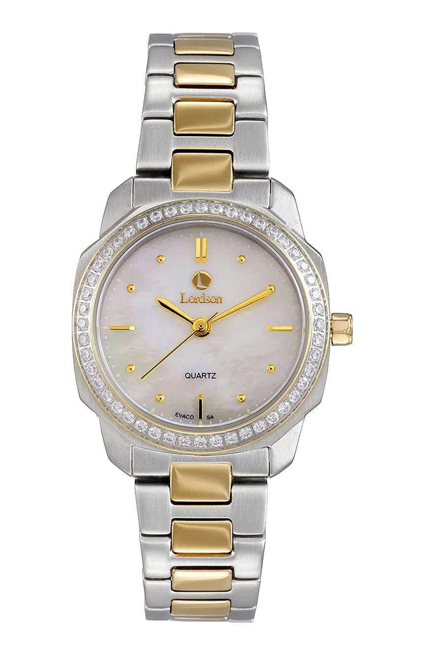 Lordson Ladies Silver Yellow Gold Stainless Steel watch