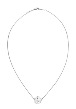 OMEGA NECKLACE 18K WHITE GOLD MOTHER OF PEARL