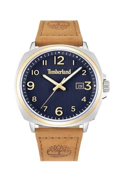 Timberland ساعة كوارتز بسوار جلد للرجال