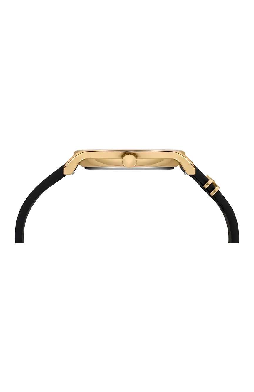 تايمكس ساعة يد نسائية بسوار جلدي بتقنية الكوارتز