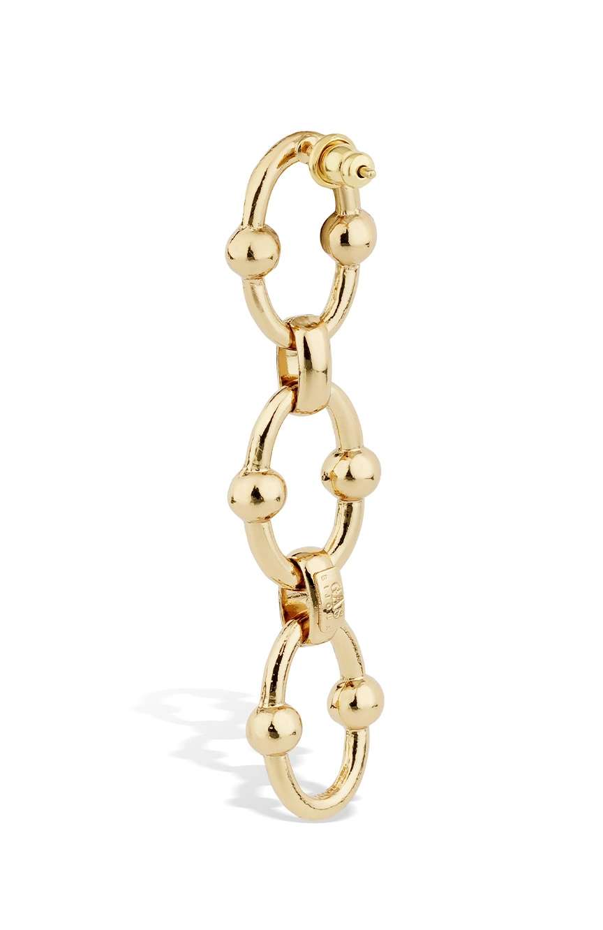 Gas Bijoux Gold Links Earrings