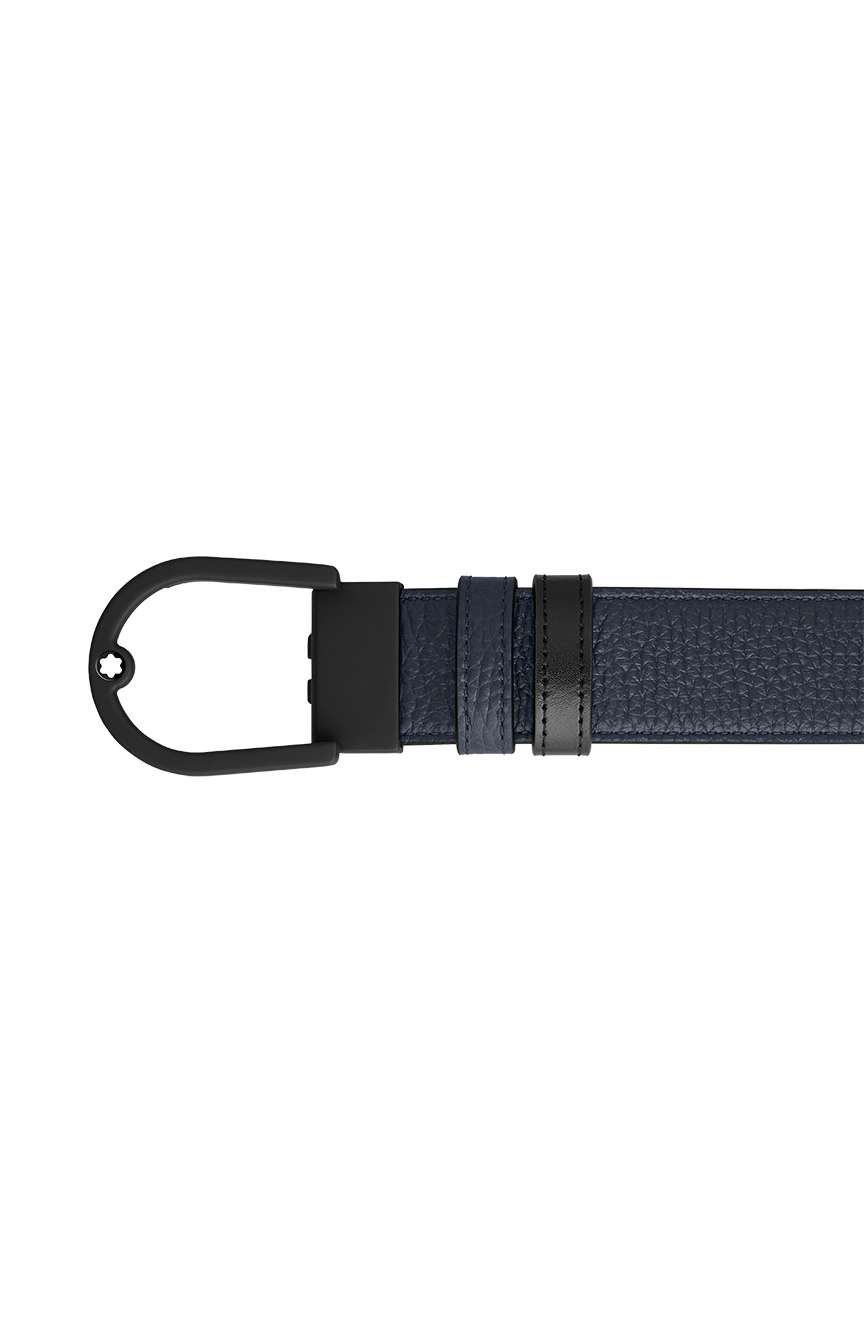 Montblanc Horseshoe 35 mm Reversible Belt in Grain Leather
