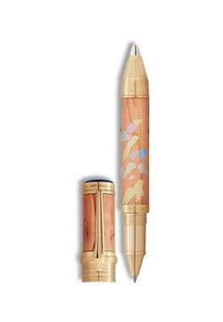 Montblanc قلم حبر سائل بنهاية كرويّة ضمن مجموعة أساتذة الفن تكريماً لبيير أوغست رينوار إصدار محدود 4810