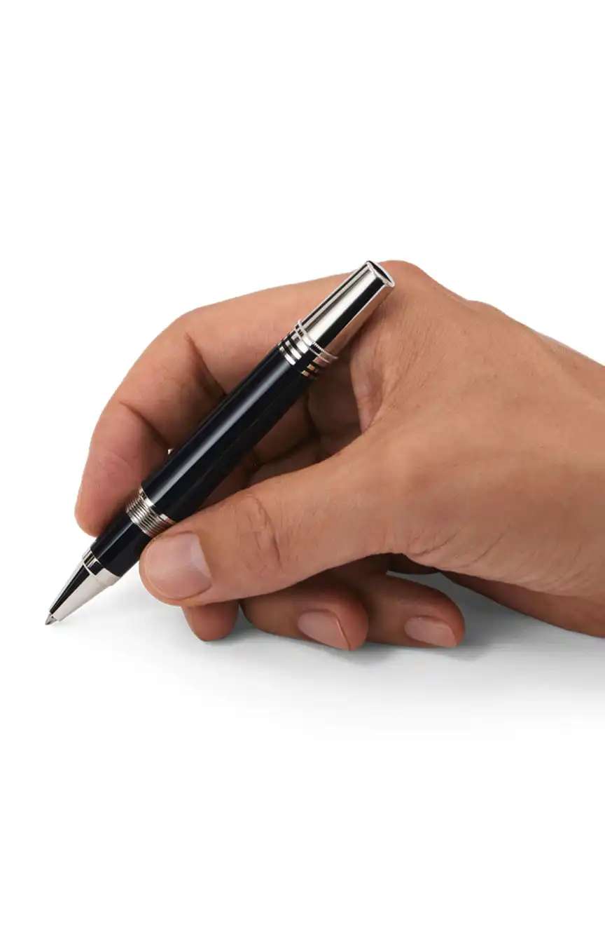 مون بلان قلم حبر سائل بنهاية كرويّة جريت كراكترز إصدار خاص بـ جون فيتزجيرالد كينيدي