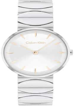 Calvin Klein ساعة كلفن كلاين كوارتز ستانلس ستيل للنساء 25100042