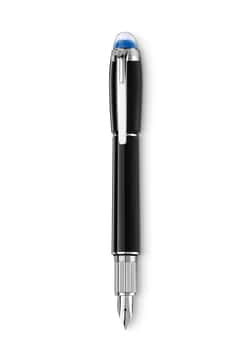Montblanc قلم حبر سائل ستارووكر من الراتنج الثمين بنظام المكبس القابل للنزع