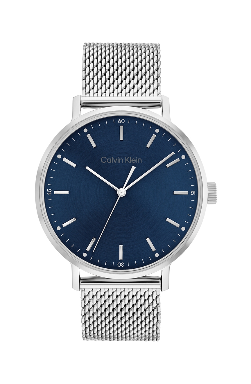 Calvin klein watch store men's silver