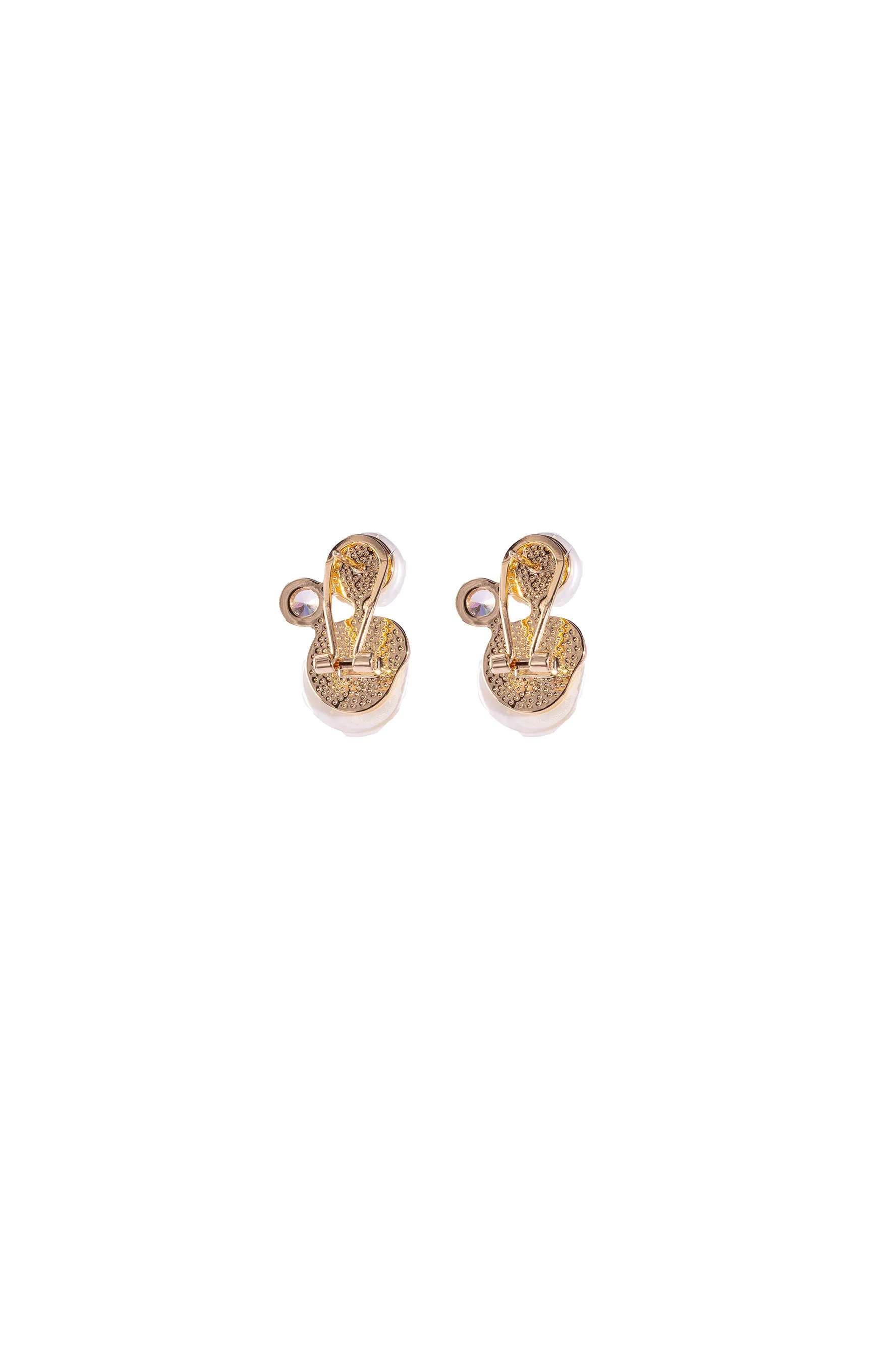 Madreperla Zirconia and pearl earrings