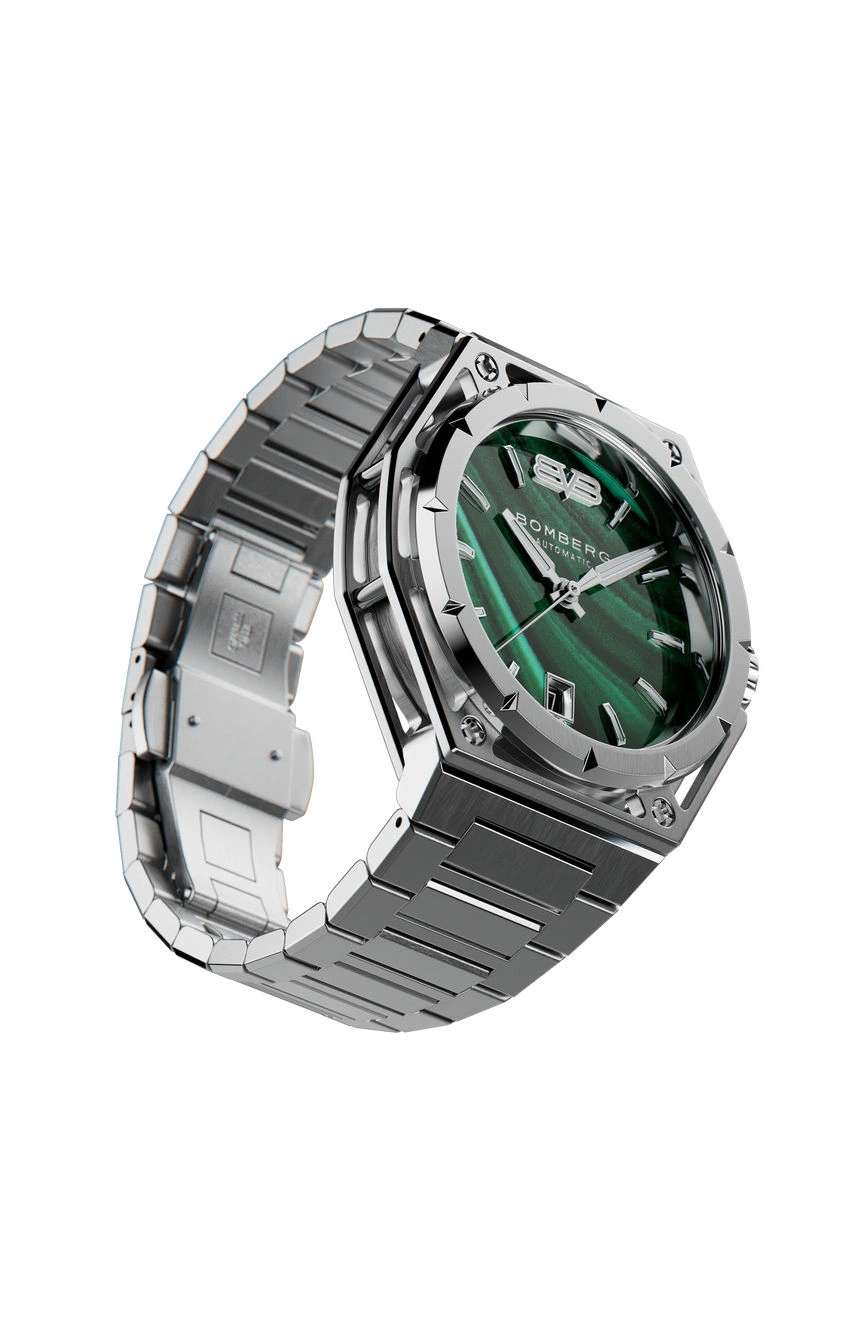 Bomberg EDGE MALACHITE STEEL