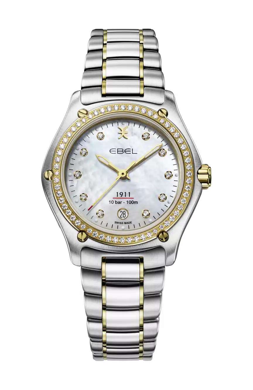 ايبل ساعة يد نسائية بسوار معدني بتقنية الكوارتز 1911