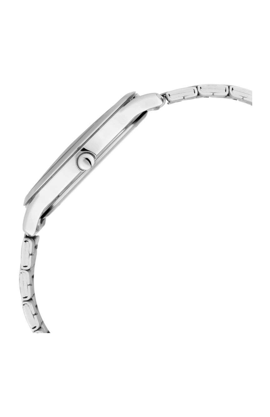 تيتان ساعة تيتان كوارتز بميناء أسود وسوار معدني للرجال