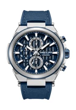 Kenneth Cole ساعة انالوج بسوار سيليكون من كينيث كول للرجال KCWGO0065703