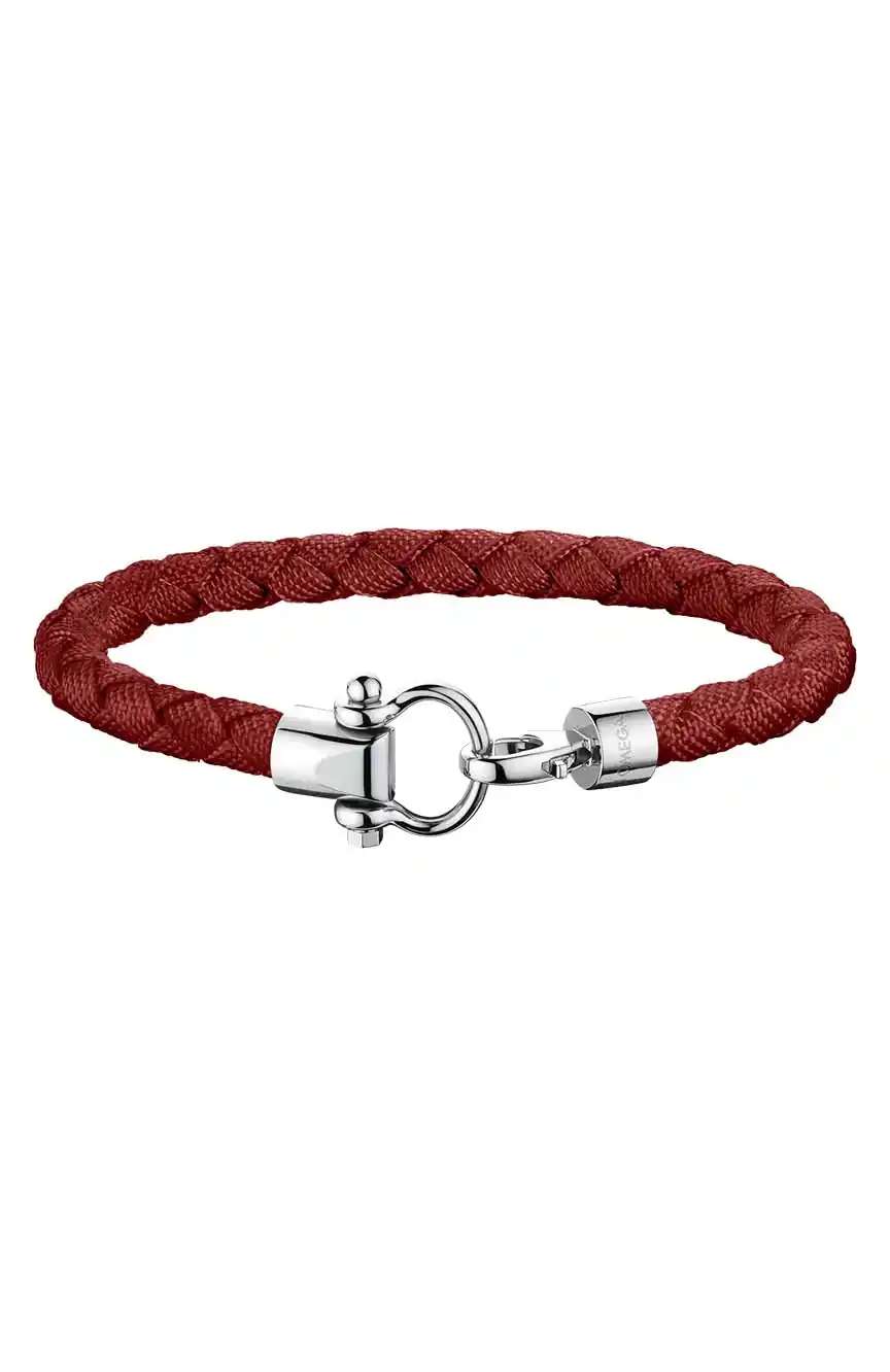 أوميغا سوار نايلون بمشبك ستانلس ستيل