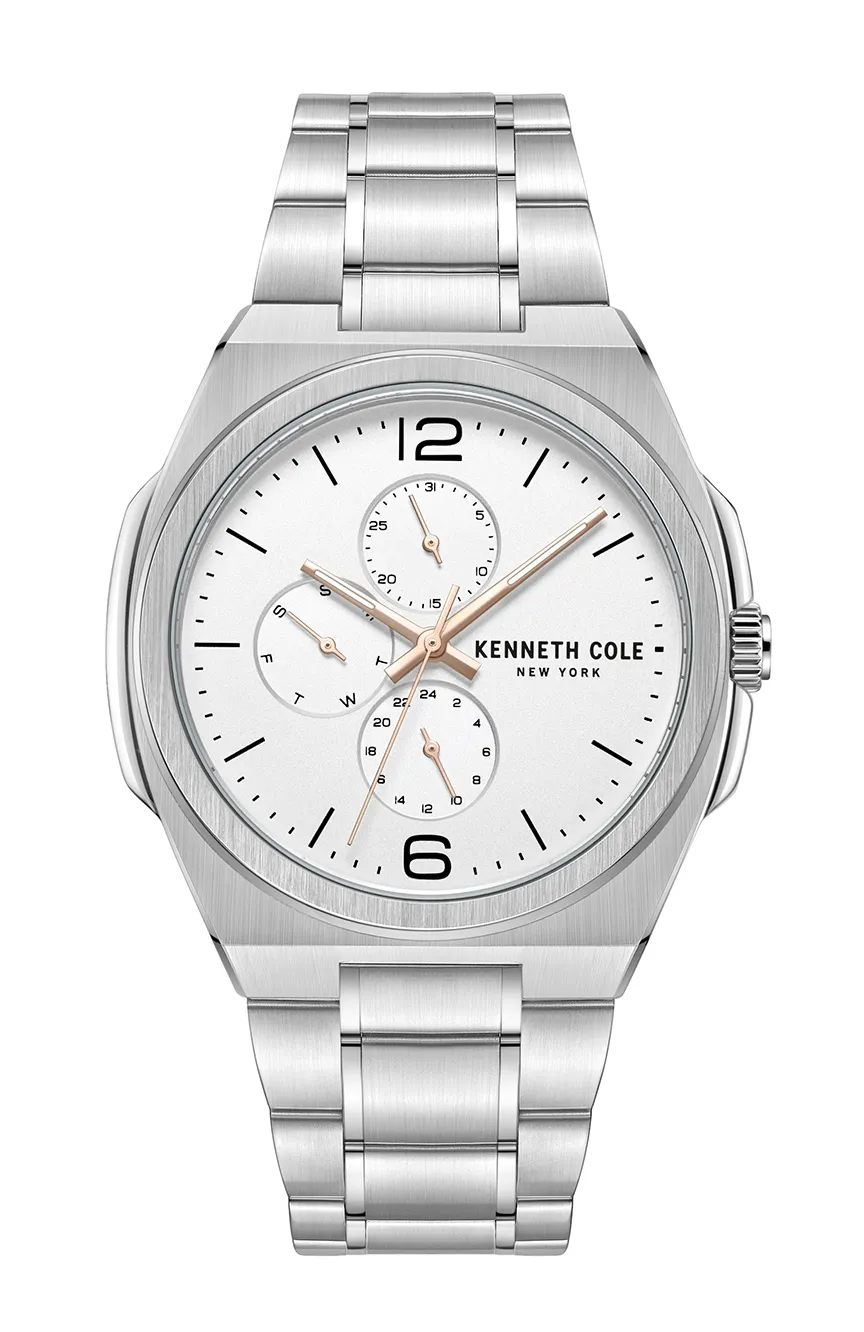 

Kenneth Cole | Kenneth Cole Mens Fashion Stainless Steel Quartz Watch KCWGK0016204