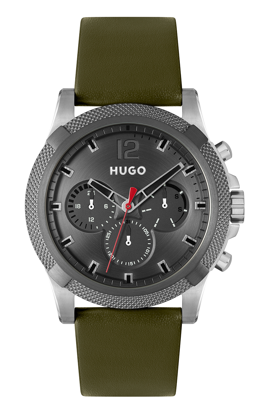 Hugo HUGO MENS QUARTZ LEATHER WATCH - 1530293 | RivoliShop.com