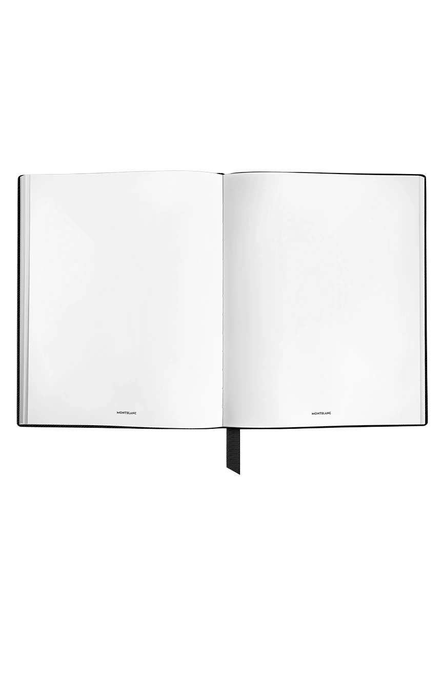 مون بلان Notebook Large Saffiano Leather Black Blank Pages