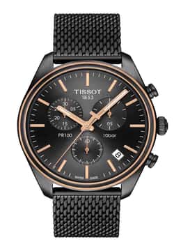 Tissot ساعة اليد بي آر 100 كرونو كلاسيك